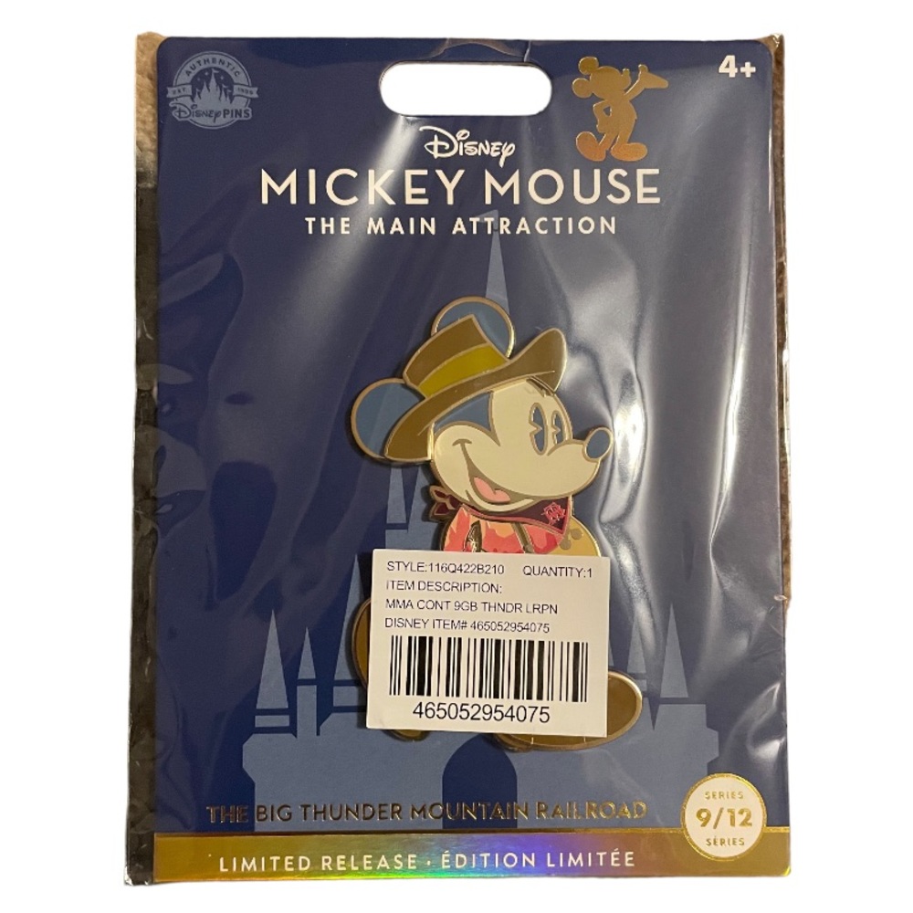 Mickey Mouse: The Main Attraction Pin – Big Thunder Mountain Railroad - Picture 2 of 3